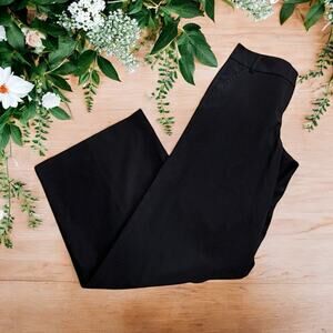New York & Company Black Pants Sz 6 Wide Leg 31" Inseam Career Wear Slacks
